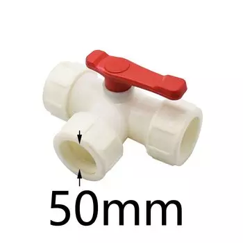 Шаровой тройник для водопровода XGYN 20/25/32/40/50/63 мм