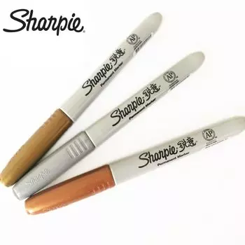 Sharpie 39100 масляный маркер, серебряный, золотой, медный