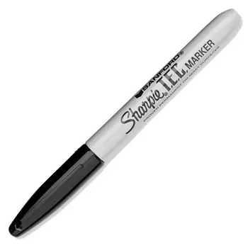 Sharpie T.E.C Trace Element Черные Маркеры 1мм
