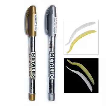 Sharpie золотые и серебряные металлические маркеры 1.5 мм