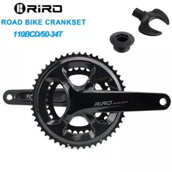 Шатуны RIRO R9 104BCD 2*11/12S 170 мм, шатуны для шоссейного велосипеда 34/50 т, двойная сверхлегкая звездочка для SRAM SHIMANO, аксессуары для велосипеда
