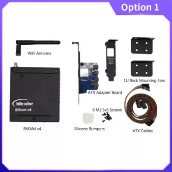 Устройство BliKVM V4 Allwinner H616 Soc KVM Over IP PoE HDMI-совместимое устройство с поддержкой PiKVM, PoE и DC, Wi-Fi, несколько языков