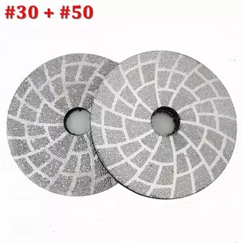 SHDIATOOL 4 "2 шт вакуумная пайка алмазного шлифовального диска диаметром 100 мм сухого или влажного шлифования формирование скошенного профилирования кромки колеса