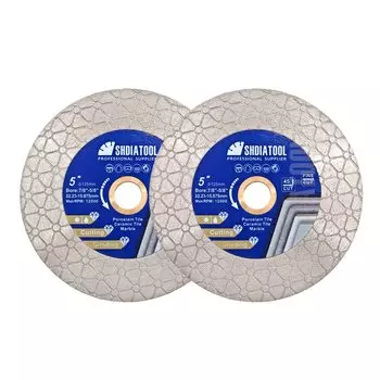 SHDIATOOL Алмазный отрезной диск 115/125 мм треугольный двухсторонний