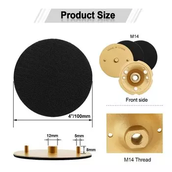 SHDIATOOL накладки для угловой шлифовальной машины M14