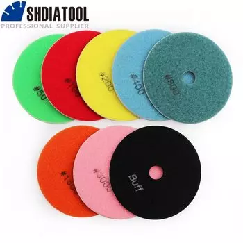 SHDIATOOL полировальные накладки 8 шт.