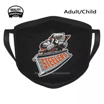 Sheffield Steelers Пыленепроницаемая дышащая уличная маска на рот Sheffield Steelers хоккейная Спортивная британская Лига хоккея Элитная