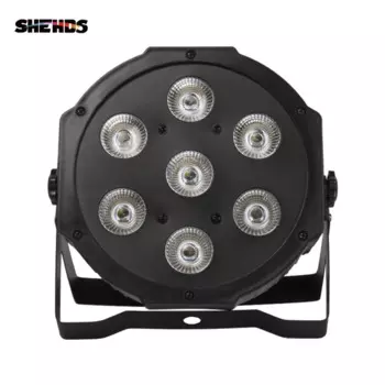 SHEHDS LED Flat Par 7x18 Вт RGBWA+UV Сценический свет