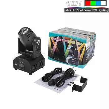 SHEHDS Мини светодиодный точечный луч 10 Вт DMX512