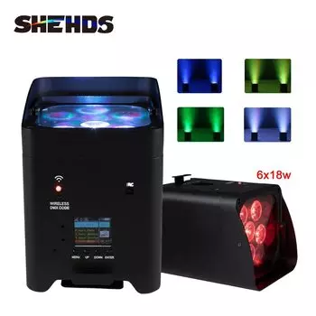 SHEHDS Par Light 6x18W 6in1 RGBAW+UV