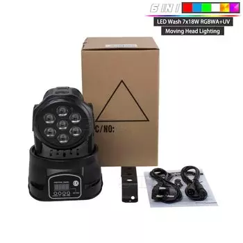 SHEHDS Сценический свет RGBWA+UV 6in1