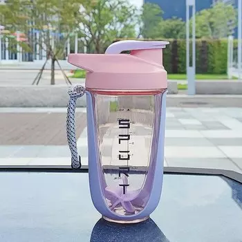 Шейкер 590 мл белый PP+PC+PE