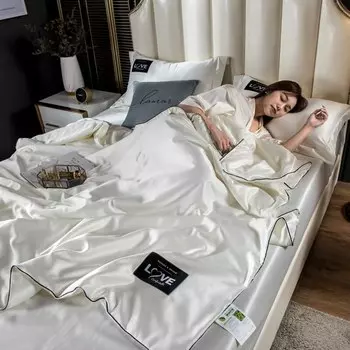 Шелковое одеяло SINONICS, летнее, двойной размер