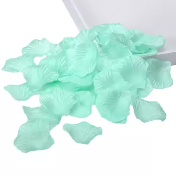 Шелковые лепестки роз мятно-зелёного цвета SUMMERTREE