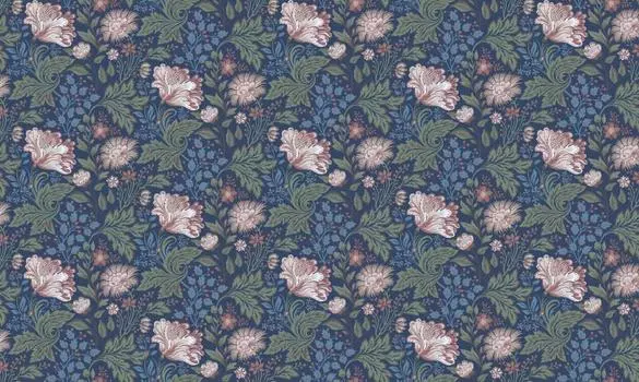 Шелковые обои Beibehang скандинавские пасторальные цветы