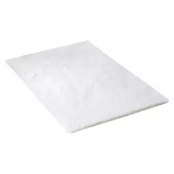 Шелковый шерстяной коврик 40*60 см белый