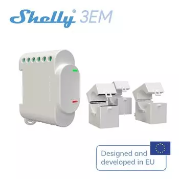 Shelly 3EM счётчик энергии Wi-Fi