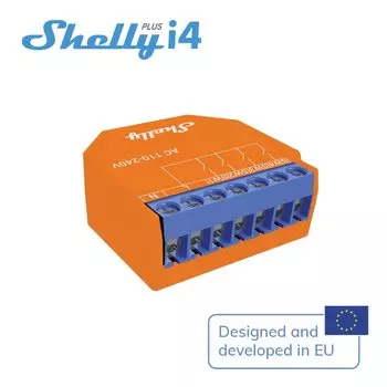 Shelly Plus i4 Wi-Fi модуль автоматизации