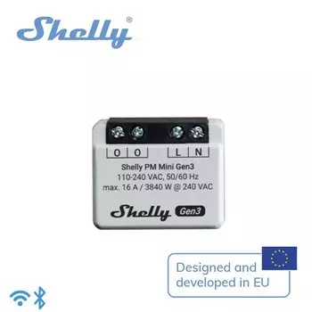 Shelly PM Mini Gen3 Wi-Fi Измеритель мощности