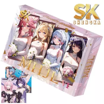 SHENGKA коллекционные карты мечты для детей, истории богини, аниме, девушки, искусственный бустер, коробка, персонаж, игра, карточка, настольные игрушки, подарок