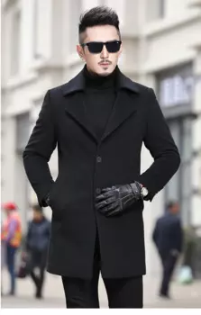 Шерстяная осенне-зимняя мужская шерстяная Повседневная ветровка верхняя одежда мужская куртка и пальто Casaco Masculino 7D131 YY728