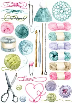 Шерстяные наклейки для скрапбукинга TIAMECH