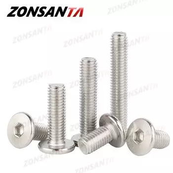 Шестигранная головка из нержавеющей стали ZONSANTA CM M2 M2.5 M3 M4 M5 M6 M8 A2 304