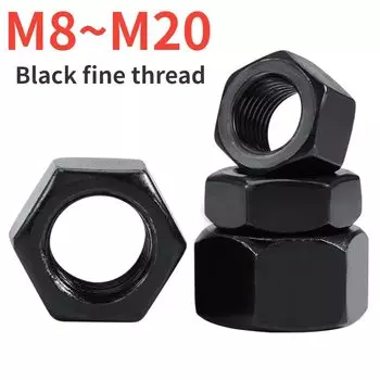 Шестигранные гайки из углеродистой стали M8-M20