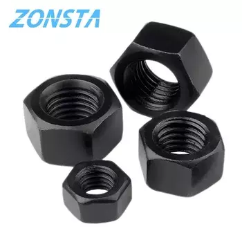 Шестигранные Гайки M2 M2 M2 M2 8,8, M2, M2 16, M18, M20, M22, M24, M27, метрические шестигранные гайки из углеродистой стали марки, 5/10/25/50 шт.