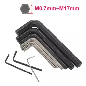 Шестигранные ключи 0,7/0,9/1,27/1,5/2/2,5/3/4/5/6/8/10/12-17 мм