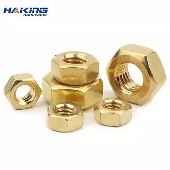 Шестигранные латунные гайки DIN934 М1.2-М24