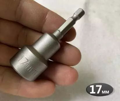 Шестигранные торцевые головки ZJMZYM, хромованадиевая сталь, магнитные, 7-19 мм