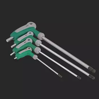 Шестигранный гаечный ключ с Т-образной ручкой, 1 шт., 2/3/4/5/6/8/10 мм