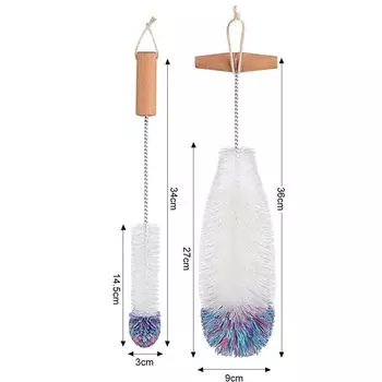 Щетка для бутылок KECTTIO, деревянная ручка