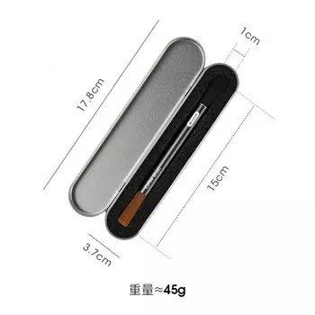 Щетка для чистки кофе MHW-3BOMBER черная алюминиевая