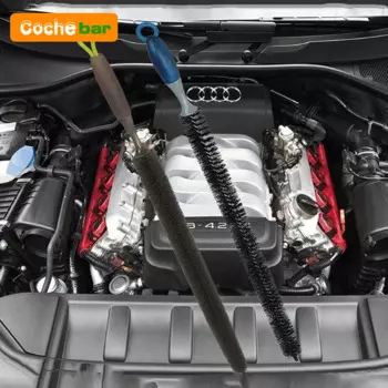 Щетка для мойки автомобиля, с длинной ручкой, многофункциональная, Сгибаемая, для чистки двигателя, автомобиля