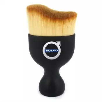 Щетка для пыли со значком автомобиля, щетка для очистки вентиляционных отверстий, мягкая щетка для Volvo RDESIGN XC60 XC90 S60 S80 S60L V40 V60 AWD V90