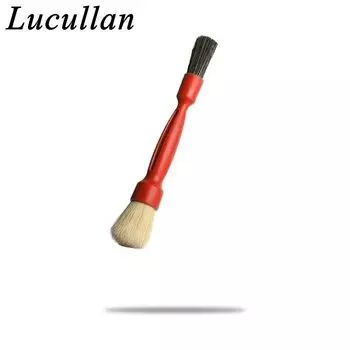 Щетка Lucullan с двойной головкой, удобная нескользящая ручка с двумя разными головками для полной очистки