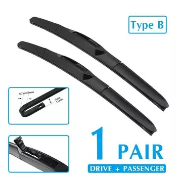 Щетка стеклоочистителя для автомобиля Subaru Outback 24 "+ 19" 2003-2009 Авто Стеклоочистители для лобового стекла лезвия для мытья окон подходит для U Hook Arms