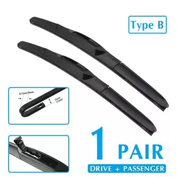 Щетка стеклоочистителя для Suzuki SX4 S-Cross 26 "+ 14" 2013-2018 стеклоочистители для лобового стекла лезвия для мытья окон подходят для U Hook Arms