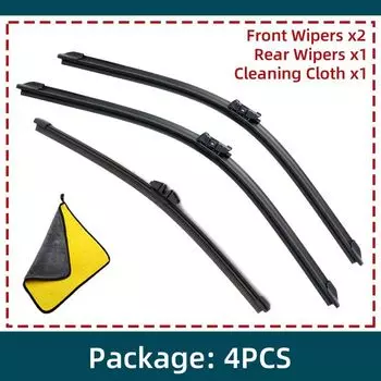 Щетки стеклоочистителя автомобиля подходят для Ford Focus 4 MK4, щетки заднего стеклоочистителя из мягкой резины, переднее лобовое стекло автомобиля