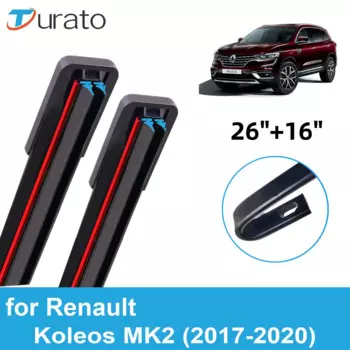 Щетки стеклоочистителя для 2017-2020 Renault Koleos MK2, 2 шт.