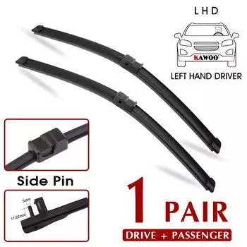 Щетки стеклоочистителя для Skoda Octavia 1Z, A5 2004-2013, 24 дюйма + 19 дюймов