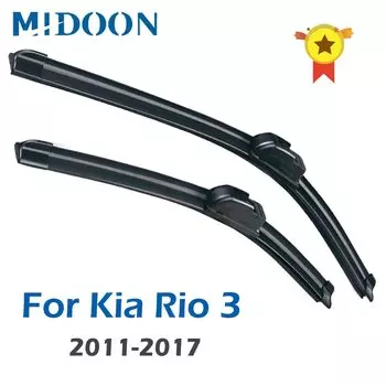Щетки стеклоочистителя MIDOON для Kia Rio 3 UB 2011 - 2017 лобовое стекло Переднее стекло 26 "+ 16"