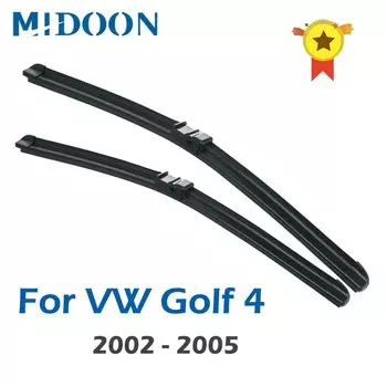 Щетки стеклоочистителя MIDOON LHD RHD для VW Golf 4 Bora 2002-2005, лобовое стекло, переднее стекло, переднее стекло, 21 + 19 дюймов