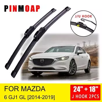 Щетки стеклоочистителя передние для Mazda 6 GJ GL 2014 2015 2016 2017 2018 2019