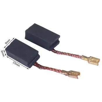 Щетки угольные для болгарки HUXUAN 2 шт., 6х9х15 мм