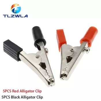 Щипковые зажимы TLZWLA 10 шт. черный/красный 52 мм
