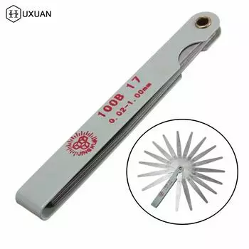 Щуп HUXUAN 17 лезвий 0.02-1 мм