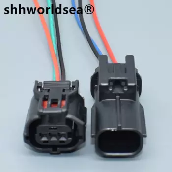 Shhworldsea 0,6 мм 3-контактный женский разъем датчика распределительного вала для фар с косичкой для Toyota 12353 6189-1129